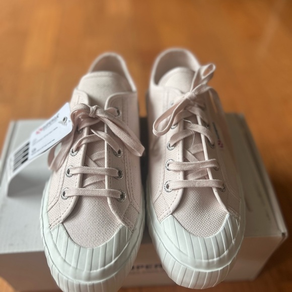 Superga Shoes - SUPERGA Pink Canvas Sneakers